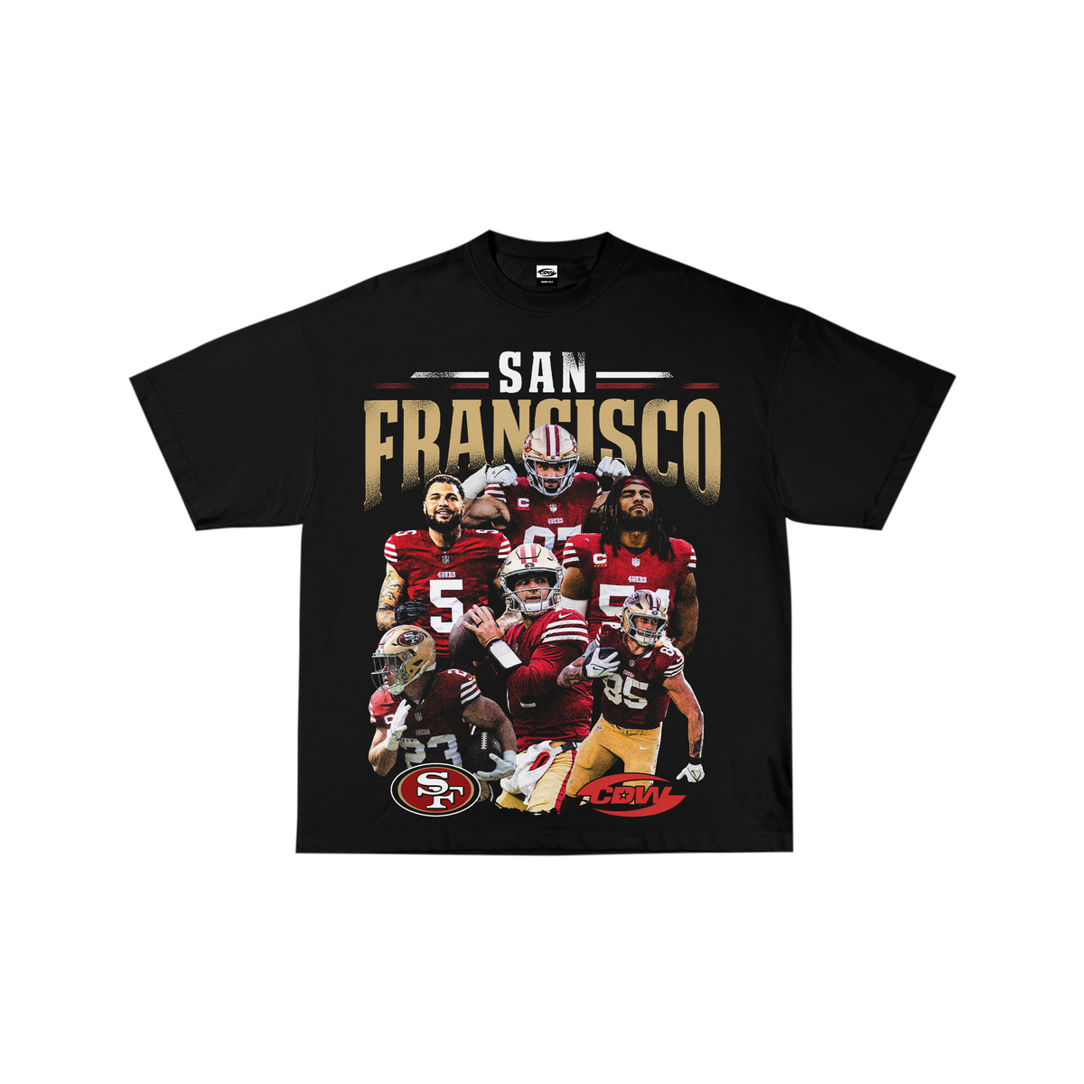 CDW San Francisco 49ers 26 Tee Black