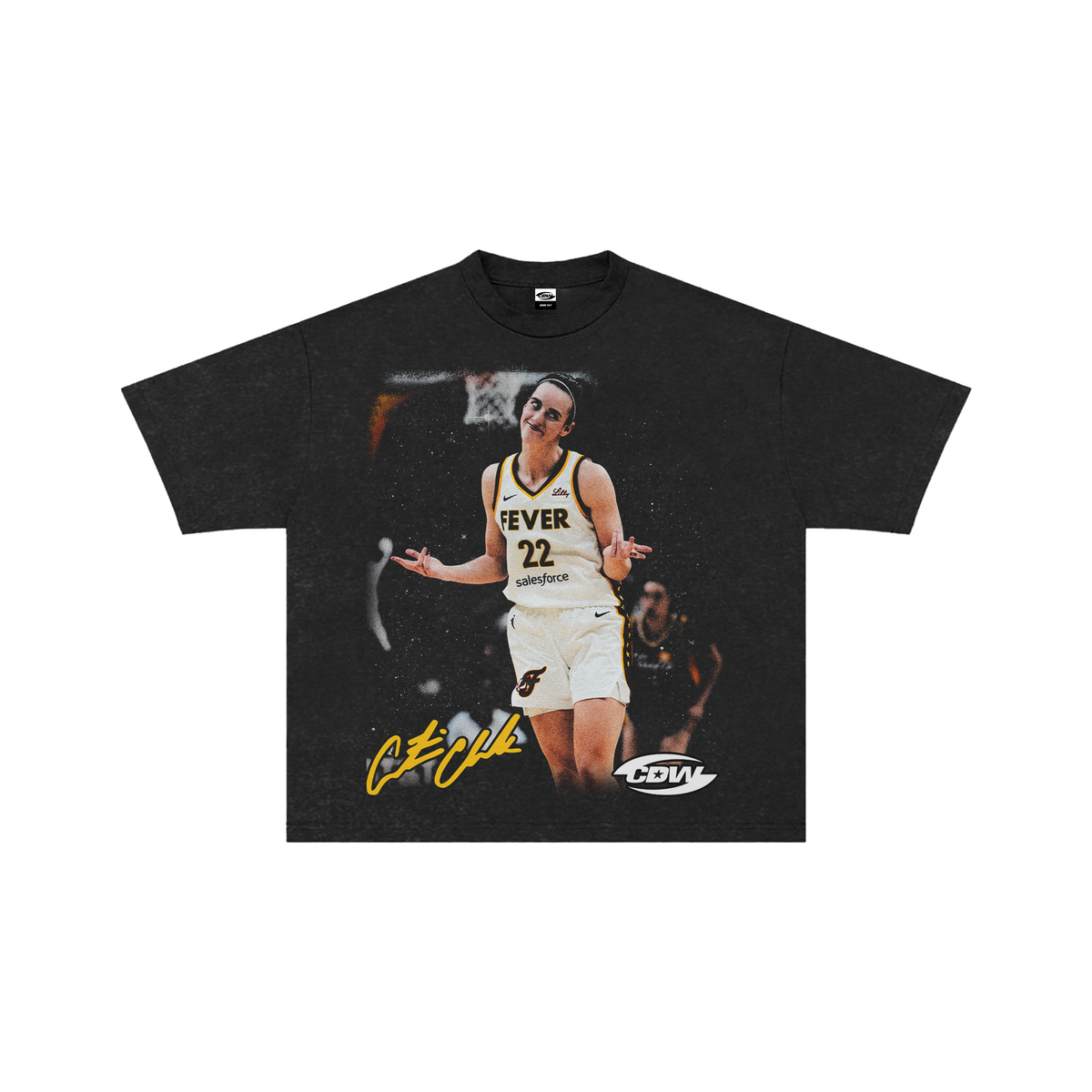 CDW Caitlin Clark Shrugs Tee Black