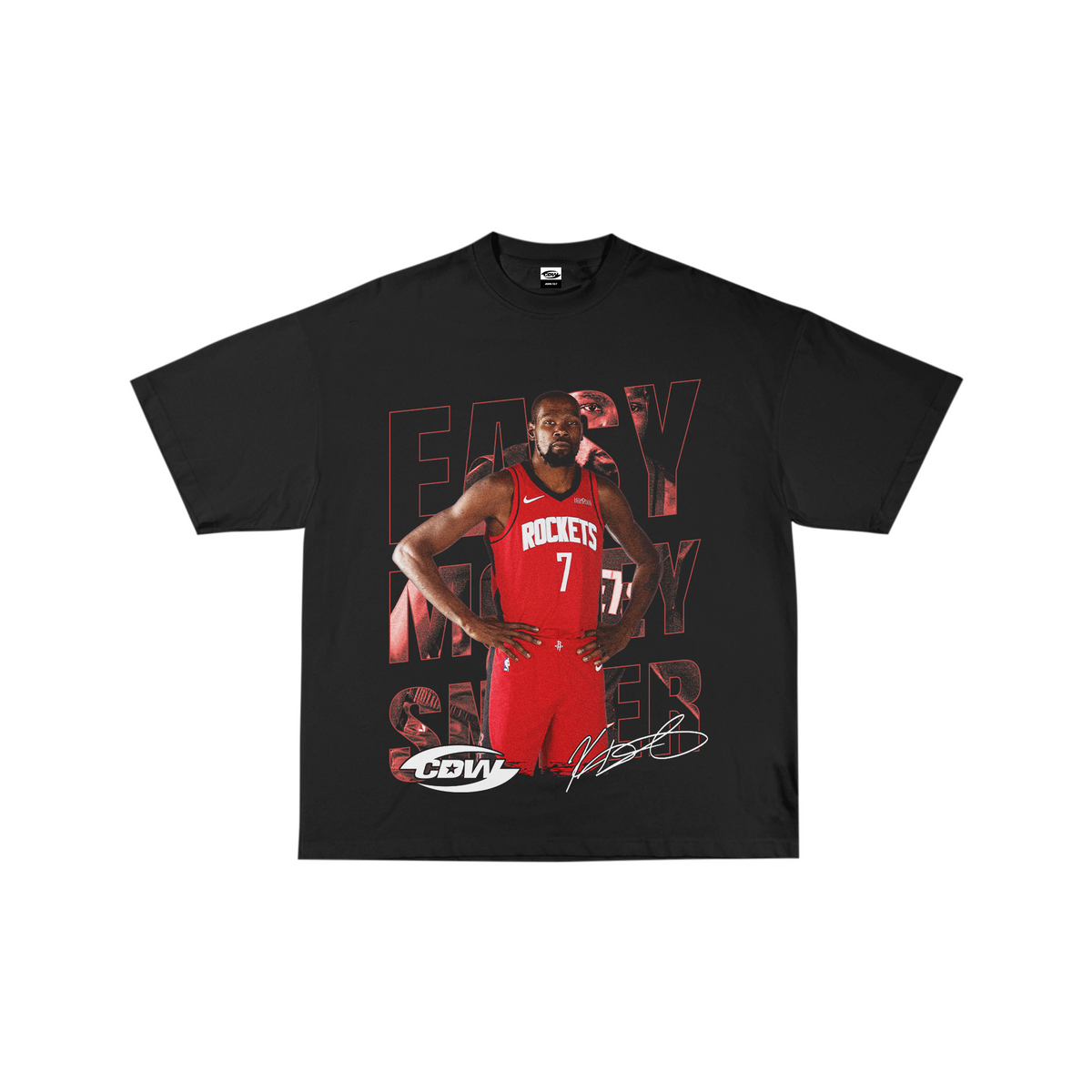 CDW Kevin Durant Houston Rockets Tee Black