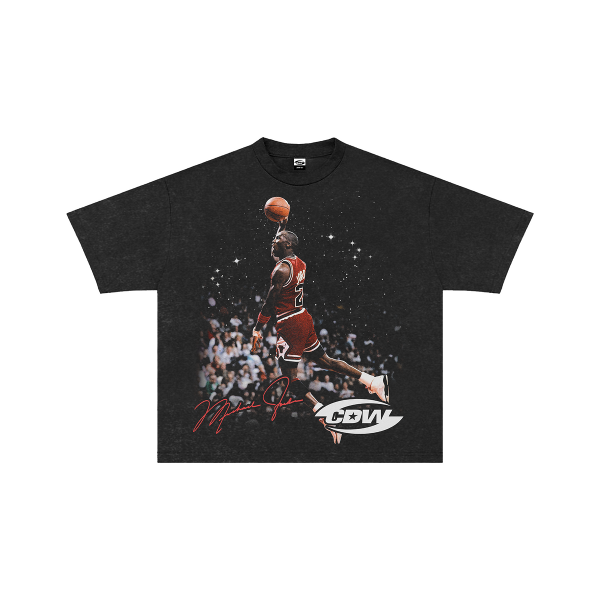 CDW Michael Jordan Dunking Tee Vintage Black