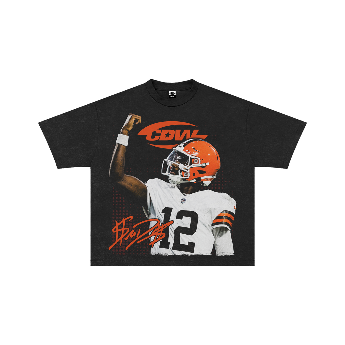 CDW Shedeur Sanders Only A Matter of Time Tee Vintage Black