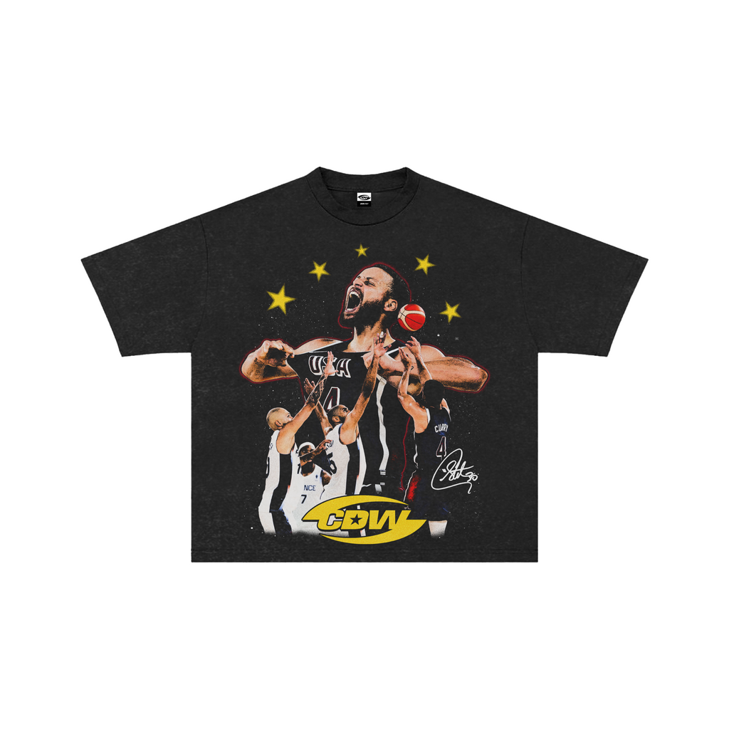 CDW The Golden Dagger Stephen Curry Tee Vintage Black