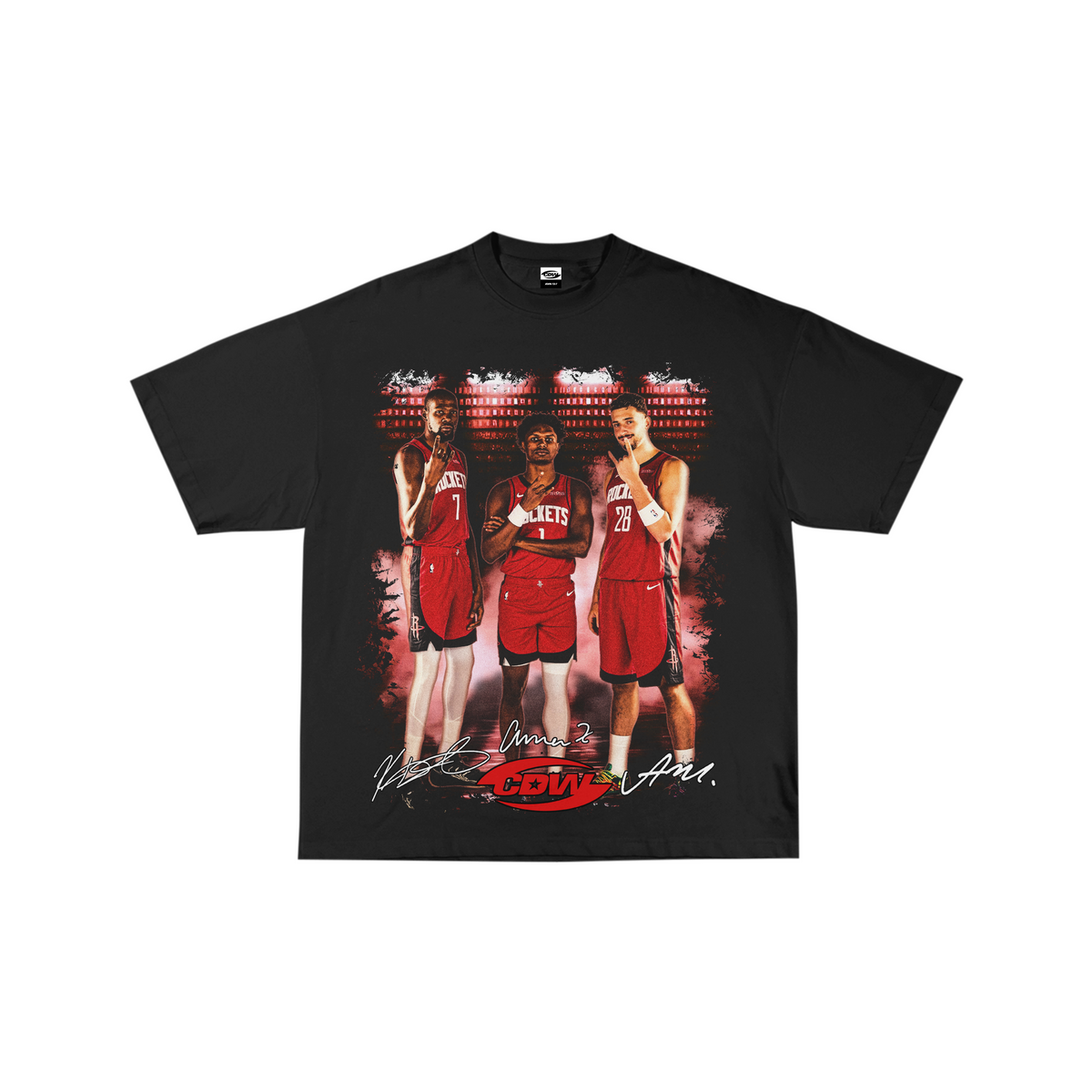CDW Houston Rockets Big 3 Tee Black
