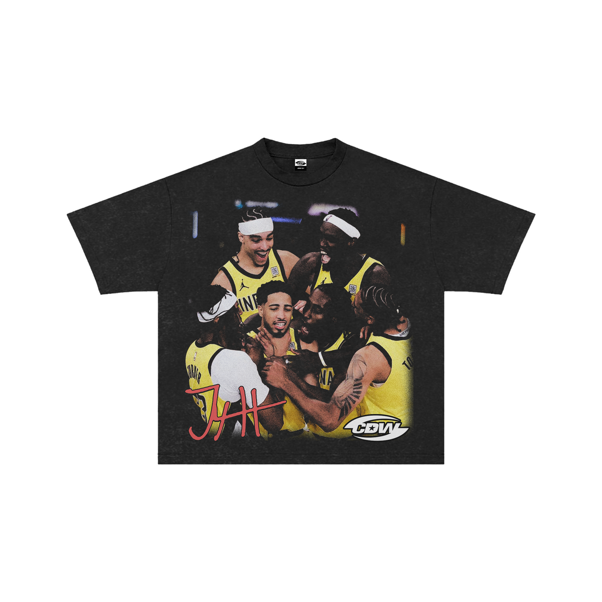 CDW Tyrese Haliburton Choke Tee Vintage Wash Black