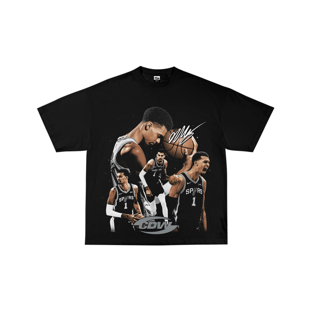 CDW Victor Wembanyama Tee Vintage Black